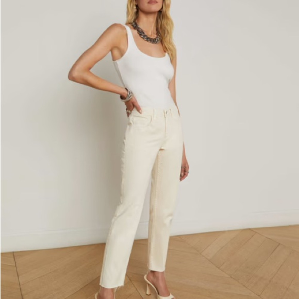 NWT L'AGENCE French Vanilla Jeans